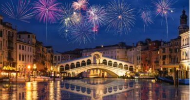 New year Venice Italy